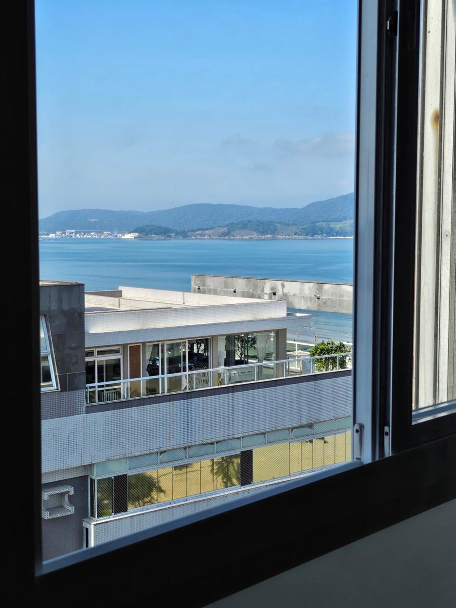 Apartamentos Na Praia Do Gonzaga Frente Mar Com Estacionamento Σάντος Εξωτερικό φωτογραφία
